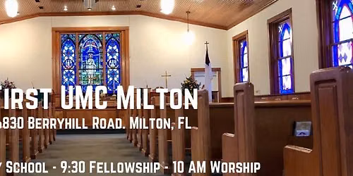 Bible study in fellowship hall