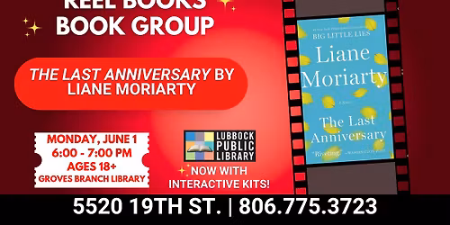 Reel Books Book Club at Groves Branch Library
