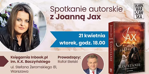 Spotkanie autorskie z Joann\u0105 Jax