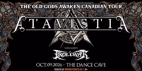 ATAVISTIA - THE OLD GODS AWAKEN 2026 CANADA TOUR Live in Toronto. October 9, 2026