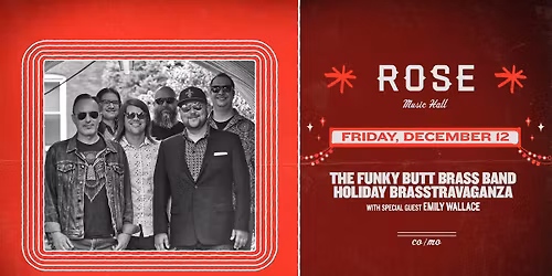 Funky Butt Brass Band Holiday Brasstravaganza at Rose Music Hall