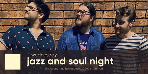 Cordue Trio Live at Maru :: Wednesday Jazz and Soul Night