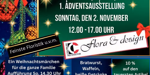 Funkelstunden\ud83d\udcab 1.Adventsausstellung\ud83d\udcab