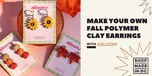 Make Your Own Fall Polymer Clay Earrings with Abloom
