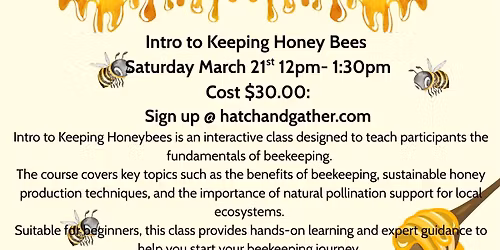 Intro to Keeping Honey Bees