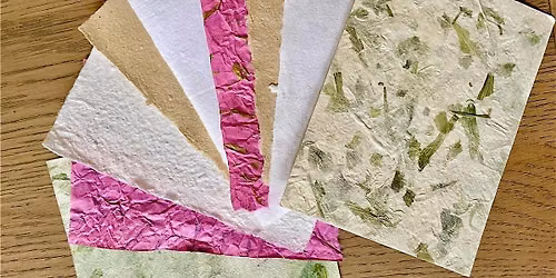 Family Workshop: Paper Making and Collaging Gift Cards