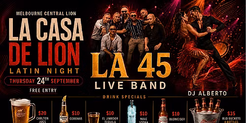 Latin Night at The Lion! La Casa De Lion