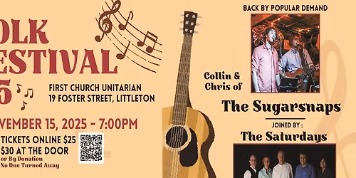 FCU Folk Festival 2025! Sugarsnaps and The Saturdays