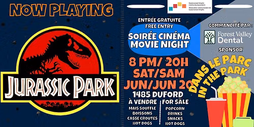 Community BBQ and Movie in the Park