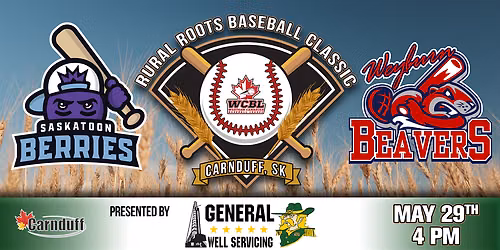 Weyburn Beavers at Saskatoon Berries at Cairns Field