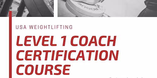 USA Weightlifting Level 1 Certification Course
