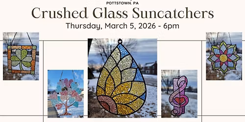 Crushed Glass Suncatchers