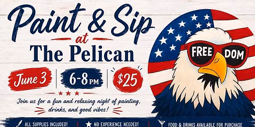 6\/3 6-8pm Paint & Sip at The Pelican