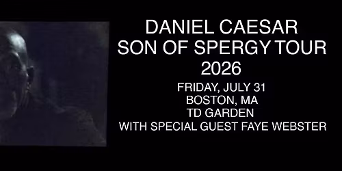 Daniel Caesar Boston Tickets