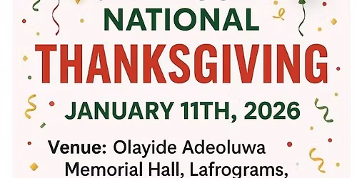 End of the year Thanksgiving Party