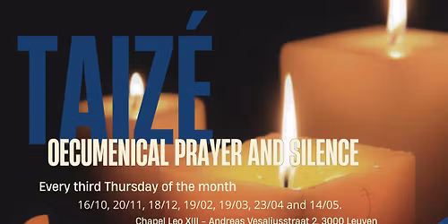 Taiz\u00e9 prayer Leuven
