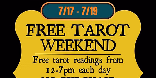 FREE TAROT WEEKEND at The Void ICT
