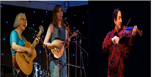 Sue, Mary and John at Croydon Folk Club