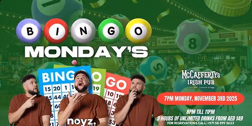 Bingo Monday!