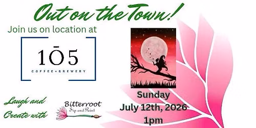 Moonlit Fairy Sip and Paint at the 105