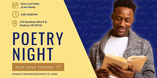Poetry Night at Traditions Wine & Spirits
