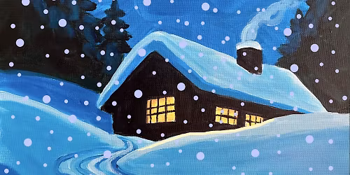 Paint N Sip at Black Flannel | Cozy Cabin
