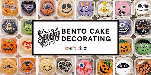 Spooky Bento Cake Decorating