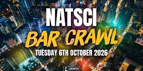 NatSci Bar Crawl