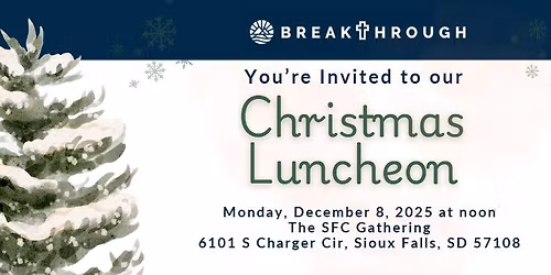 Christmas Luncheon - Help Us Meet Our Match!