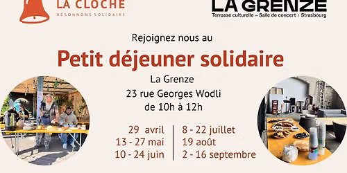 \ud83e\udd50\u200b Les petits d\u00e9j' solidaires de La Cloche \u00e0 La Grenze