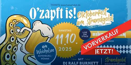 O' zapft is - Oktoberfest am strandgold rotenburg