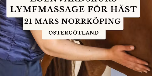 Lymfmassagekurs f\u00f6r h\u00e4st