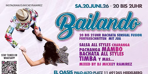 BAILANDO \u2605 Workshop & Party