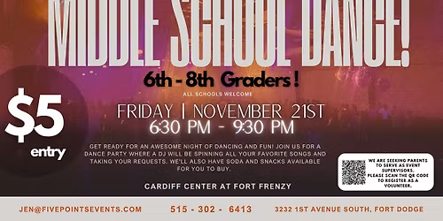 Middle School Dance!