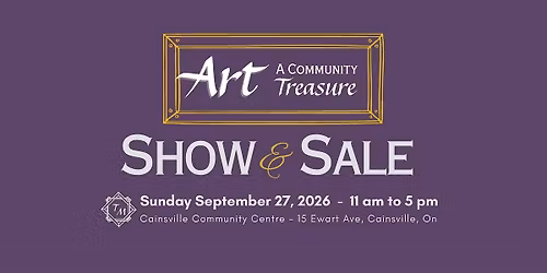 Art - A Community Treasure 2026