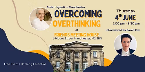 Overcoming Overthinking :  In-Person Event