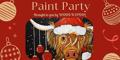Paint Party Holiday Highlander