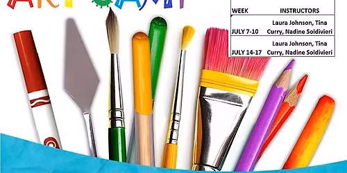 Art Camp Summer 2026 Week: July 7-10