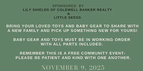 Baby Gear & Toy Exchange