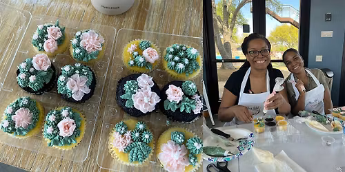HTX Cake Decorating Experience: Succulent Cupcakes