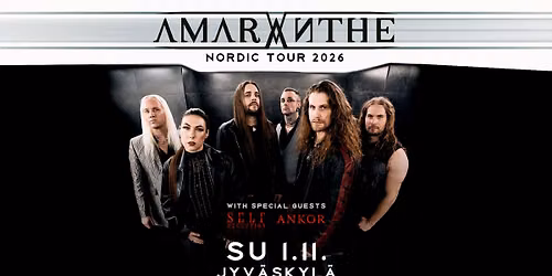 Amaranthe (SE) + Self Deception (SE) + Ankor (ES) \/ Lutakko (Sold out!)