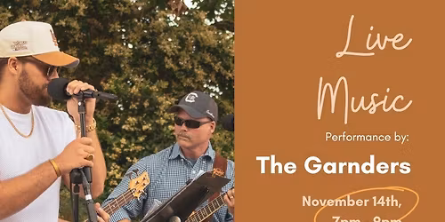 Live Music with The Gardners!