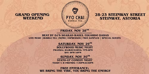 PYO Chai Steinway Grand Opening Weekend