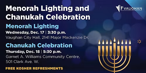 Menorah Lighting and Chanukah Celebration