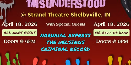 JON Q PUBLIC, MISUNDERSTOOD, NARWHAL EXPRESS, CRIMINAL RECORD, THE HELSINGS