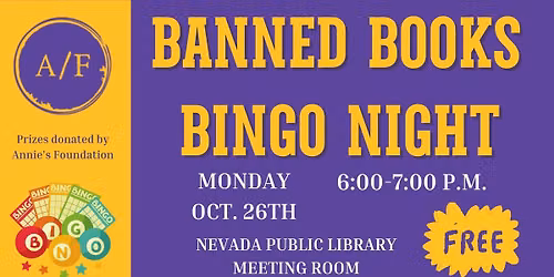 Banned Books Bingo Night