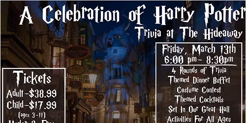The Return of Harry Potter Trivia at the Hideaway
