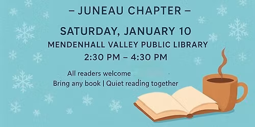 Silent Book Club - Juneau Chapter, January Event, New Year, New Reading!