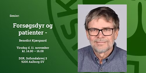 Senior: Fors\u00f8gsdyr og patienter