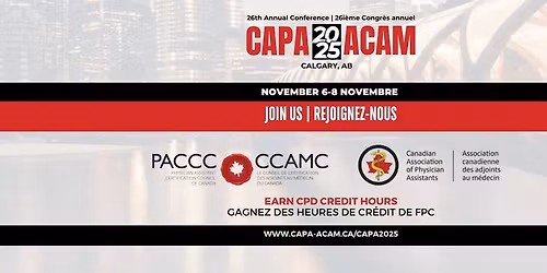 CAPA 2025 - 26th Annual Conference for PAs in Canada